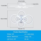 Lampara Led De Techo Modernas Elegante Luces Para Sala Cocina Comedor Cuarto