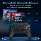 Wireless Controller Bluetooth Gamepad Gyroscope For Switch pc android ios