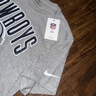 Nwt Dallas Cowboys Nike Gray T Shirt Men   s Medium Helmet Logo  B2