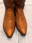 Tecovas Ostrich Leg Boots Men 12 Ee Rare Exotic Western Cowboy Tan Handmade