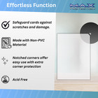  100  Max Protection 100ct Packs Easy Glide Notched Sleeves