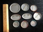 9 Assort Rare Budweiser Ice Beer  Bud Ice Beer Vintage Pinback Button