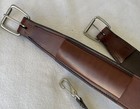 New Circle Y High Quality Double Stitch Leather Back Flank Cinch roller Buckles
