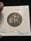 1916 France 1 Franc Silver Coin    feb415    Circulated