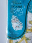 Vintage Canon Triboro Hooded Baby Bath Towel Set Cotton Terry Elephants New