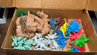 Vintage Prehistoric Times Marx Playset 3398 With Box 45 Dinosaurs 9 Cavemen Read
