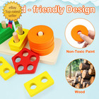 Montessori Toys For 1 To 3-year-old Boys Girls Toddlers Wooden Sorting  Stacking