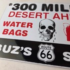 Vintage Route 66 Sign - Buz s Gas Station Desert Porcelain Sign