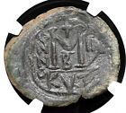 Byzantine  Heraclius  Ad 610-641     Follis  Ngc Xf