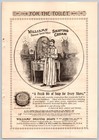 4 Pages 1887 Original Advertisements Mens Shaving Soap Williams Great Graphics