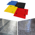4 Sets 24 x24  Texture Stamps Mats Polyurethane Slate Concrete Cement Stamping