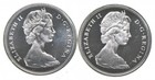 Lot Of 2 Canada 1967 Wolf Half Dollar Silver 50c Qe Ii Centennial Coin Pl