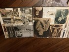 Large Antique Scrapbook Clippings Fashion Art History People Newspaper Etc 