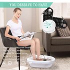 Ionic Detox Foot Bath Cleanse Spa Ion Kit Machine W tub Basin Array For Home 