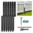 Fence Post Repair Kit Fence Post Anchor fence Post Spikes brackets  Fence Stakes