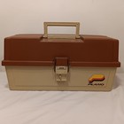 Vintage Plano Model 6303 3 Tier Fishing Tackle utility Box