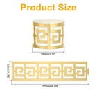 Gold Napkin Rings Set Of 50  Paper Napkin Ring  Geometric