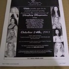 Audra Lynn Playboy Playmate Oct 2003 Hand Signed Photo Sexy  Red Sweater 