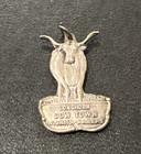 Vintage Sterling Silver Long Horn Cow Town Wichita Kansas Pendant - Holland
