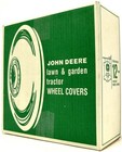 Chrome John Deere 12  Hub Caps M42184 Wheel Covers Baby Moons Lawn Tractor