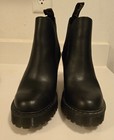 Dr  Martens Hurston Heeled Chelsea Boot  Black Leather  Us 8  Eu 39  Uk 6 Nwob