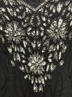 Vintage Black Stenay Beaded Dress Size 14