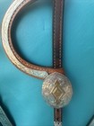 Dale Chavez Sterling Overlaid Show Headstall   Breast Collar Set