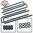 3  Wide Leaf Spring Axle Square U-bolts 8 75  Long 9 16  Diameter