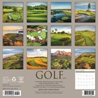Golf  12  X 12  Wall Calendar  free Shipping 
