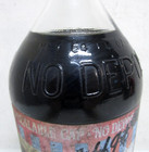 Vintage 1960s-70s Nos Grafs Fountain Style Cola Soda 64 Oz Glass Bottle Unopened