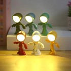 Led Robot Mini Night Light Adjustable Desktop Lamp Cute Hero Bedside Gift