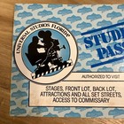 Vintage Universal Studios Florida One Day Adult Studio Pass 1990 Employee Comp