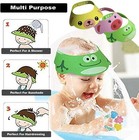 Kids Baby Adjustable Shower Cap Shampoo Bath Bathing Hat Wash Hair Face Shield