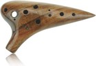 12 Hole Wooden Ocarina Alto C Acacia Wood tenor C Ocarina music Instrument Gi   