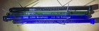 Lot Of 4 Vintage Glass Swizzle Sticks Cocktail Stirrers New York City - Great 