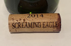 Screaming Eagle 2014 Cabernet  empty  Glass Bottle Napa Valley With Cork