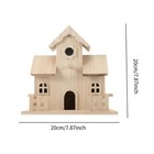 Bird House For Outside Diy Wooden Hanging Birdhouse For Garden Patio Outdoor