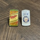 Vintage Beer Liquor Alcohol Enamel Pin Lot 2 Lapel Hat Pins Miller Lite