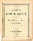 Mercer County Illustrated History  pa pennsylvania genealogy  1877  dvd 