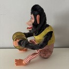Vintage Musical Jolly Chimp Clapping Cymbal Monkey Non Working - Parts Or Repair