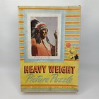 Vintage 1950s Playtime House Picture Puzzle No  12 Indian Chief 221 Pieces