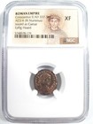 Constantius Ii Roman Empire Bi Nummus Ae3 4 Ngc Xf Ancient Epfig Hoard Pedigree