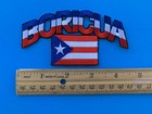 Boricua Puerto Rico Flag Embroidered Patch Iron-on Sew-on  4 25 X 2 25  -hi Qlty