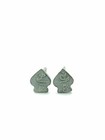 2 Pcs Of Antique Bronze Arabic Islamic Persian Writing Inscription Pendant Beads