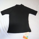 2 Lesson Zoo Girls Mock Neck Top Size 5-6y Black And White