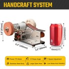 Mini Belt Sander - 15 Degree Knife Sharpener Electric Bench Grinder 3-in-1 