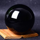 100mm Large Natural Black Obsidian Quartz Crystal Stone Ball Reiki Sphere   Base