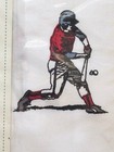Authentic Kids Baseball Players Twin Size Sheet Set - Sliding Batting Pitching