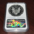 2014-w S 1 American Silver Eagle Proof - Ngc Pf69uc - Congratulations Set