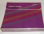 Vintage Trapper Keeper Binder  Designer Series In Line  Purple Rainbow Stripes